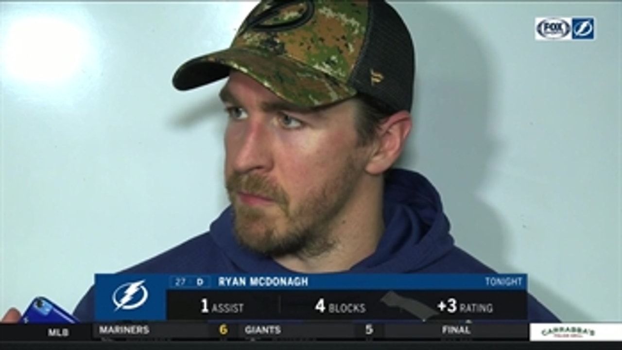 Ryan McDonagh on Bolts' winning first Presidents' Trophy in franchise history