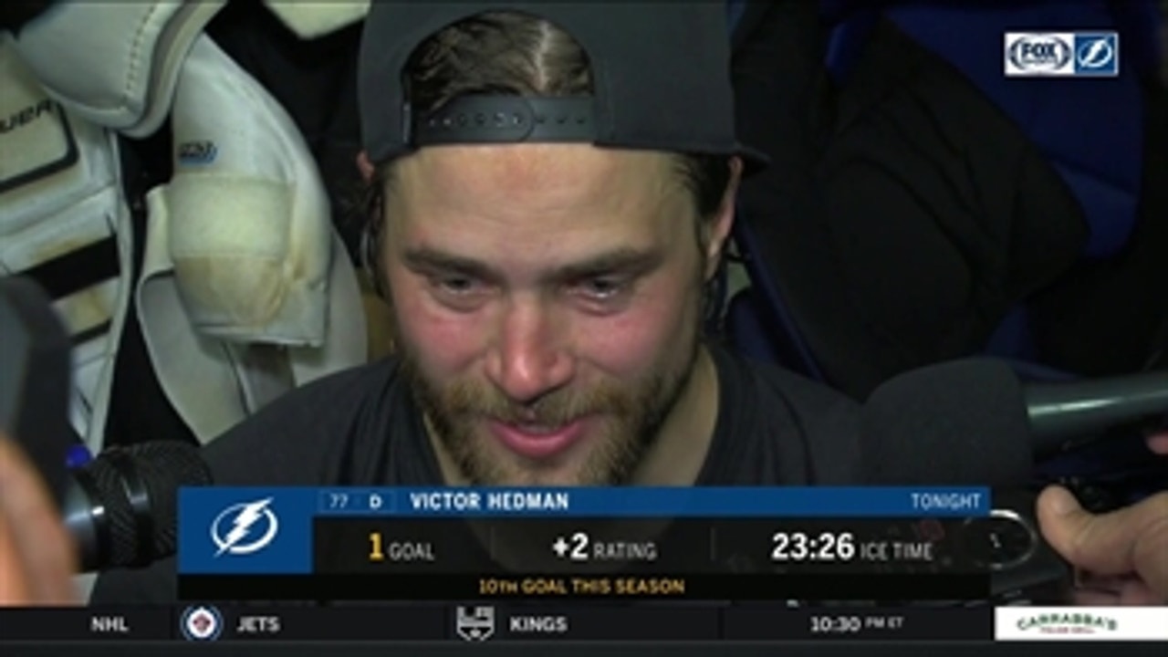 Victor Hedman credits Steven Stamkos for his historical achievement
