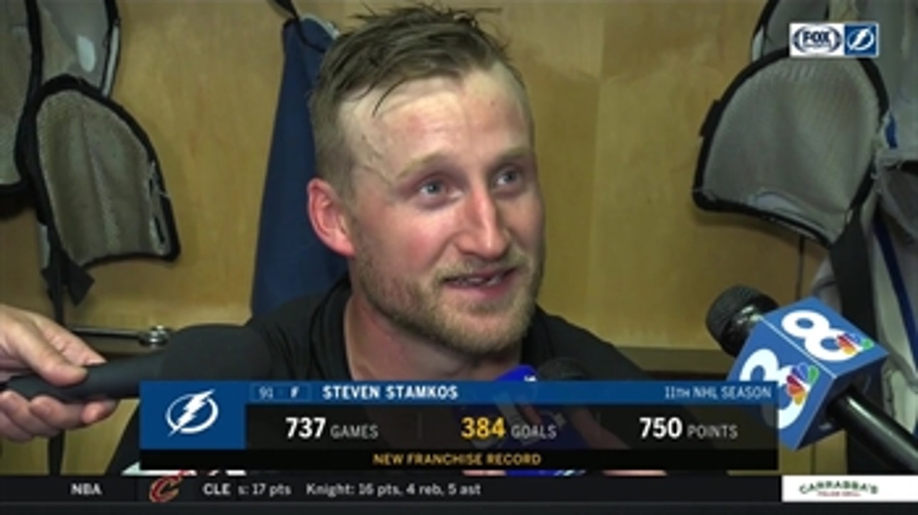 Steven Stamkos reflects on setting new franchise record as all-time goal leader