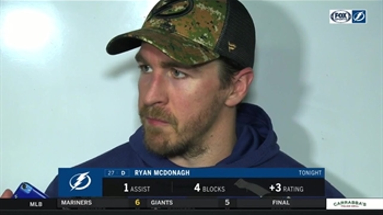 Ryan McDonagh on Bolts' winning first Presidents' Trophy in franchise history