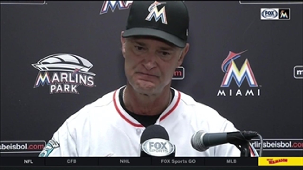 Don Mattingly explains how Marlins did not capitalize on their opportunities