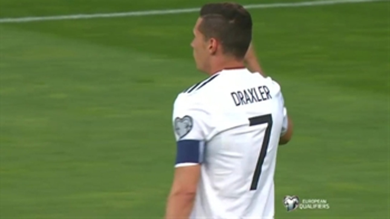 Julian Draxler gives Germany early lead  ' 2017 UEFA World Cup Qualifying Highlights