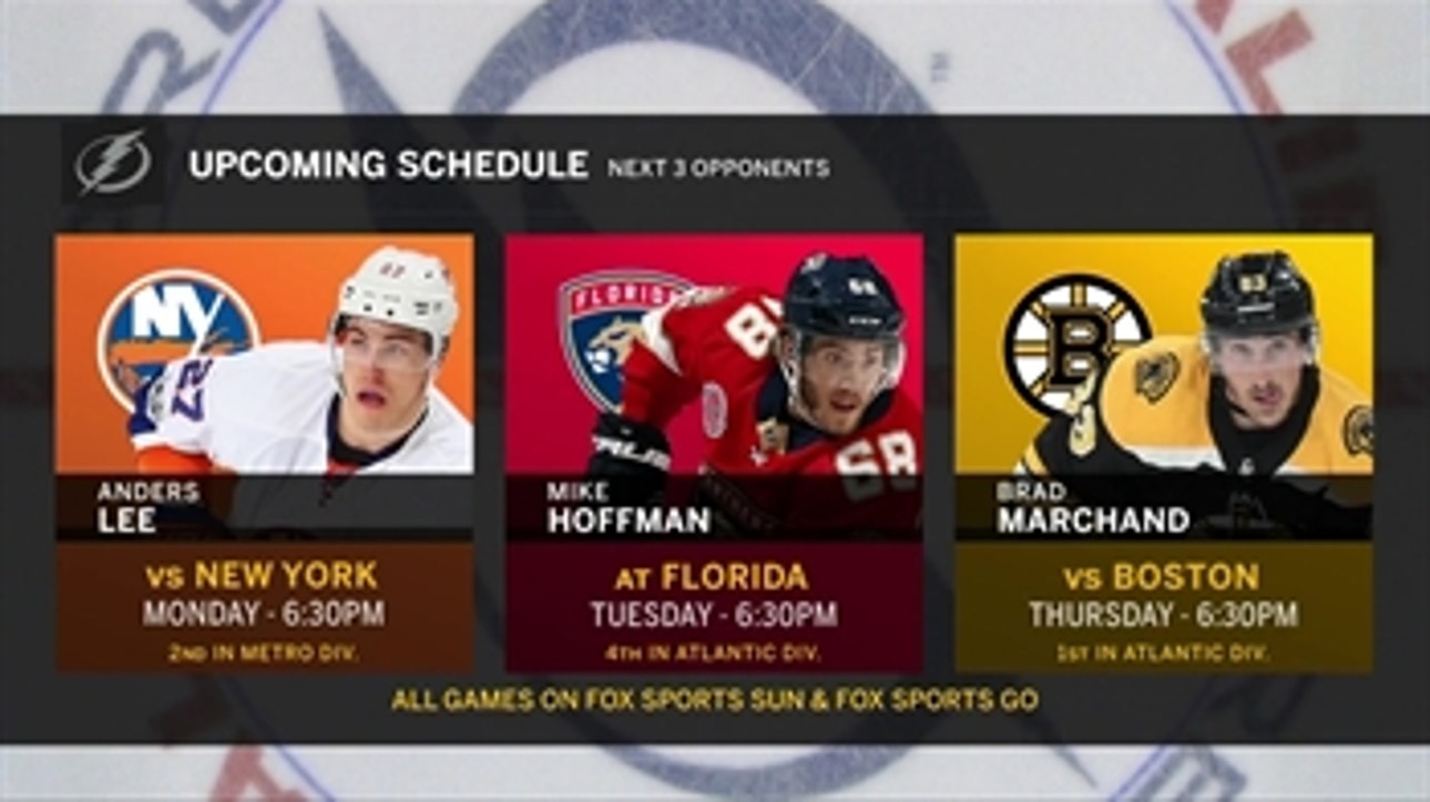 Lightning hoping to carry momentum into showdown with Islanders