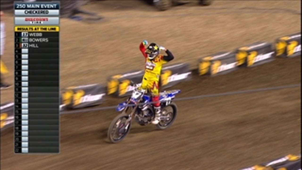 250SX: Late Pass Gives Webb The Win - Anaheim 2 - 2015