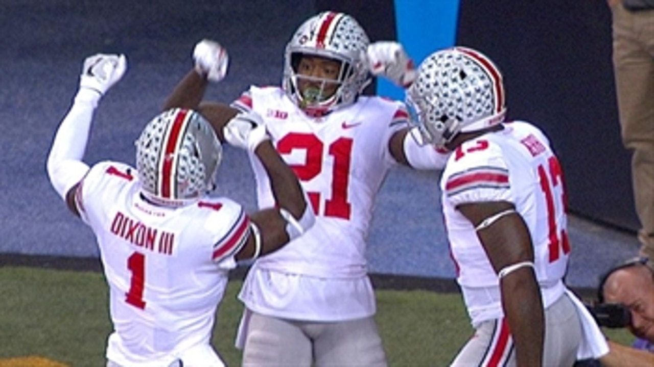 Parris Campbell takes the screen pass 57 yards to the house