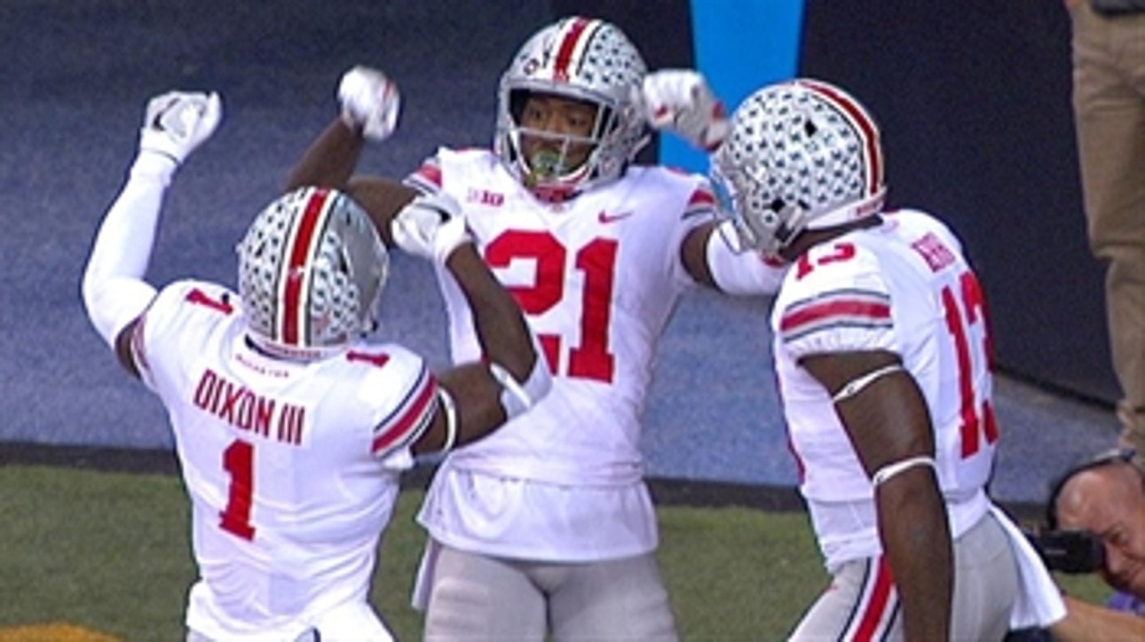 Parris Campbell takes the screen pass 57 yards to the house