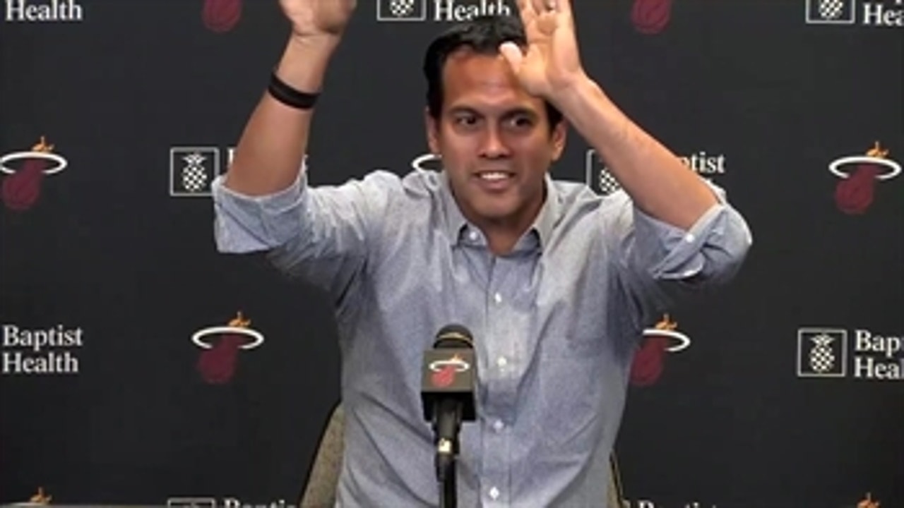 Erik Spoelstra press conference part 2: On Justise Winslow, Dion Waiters' summer, what it takes to win