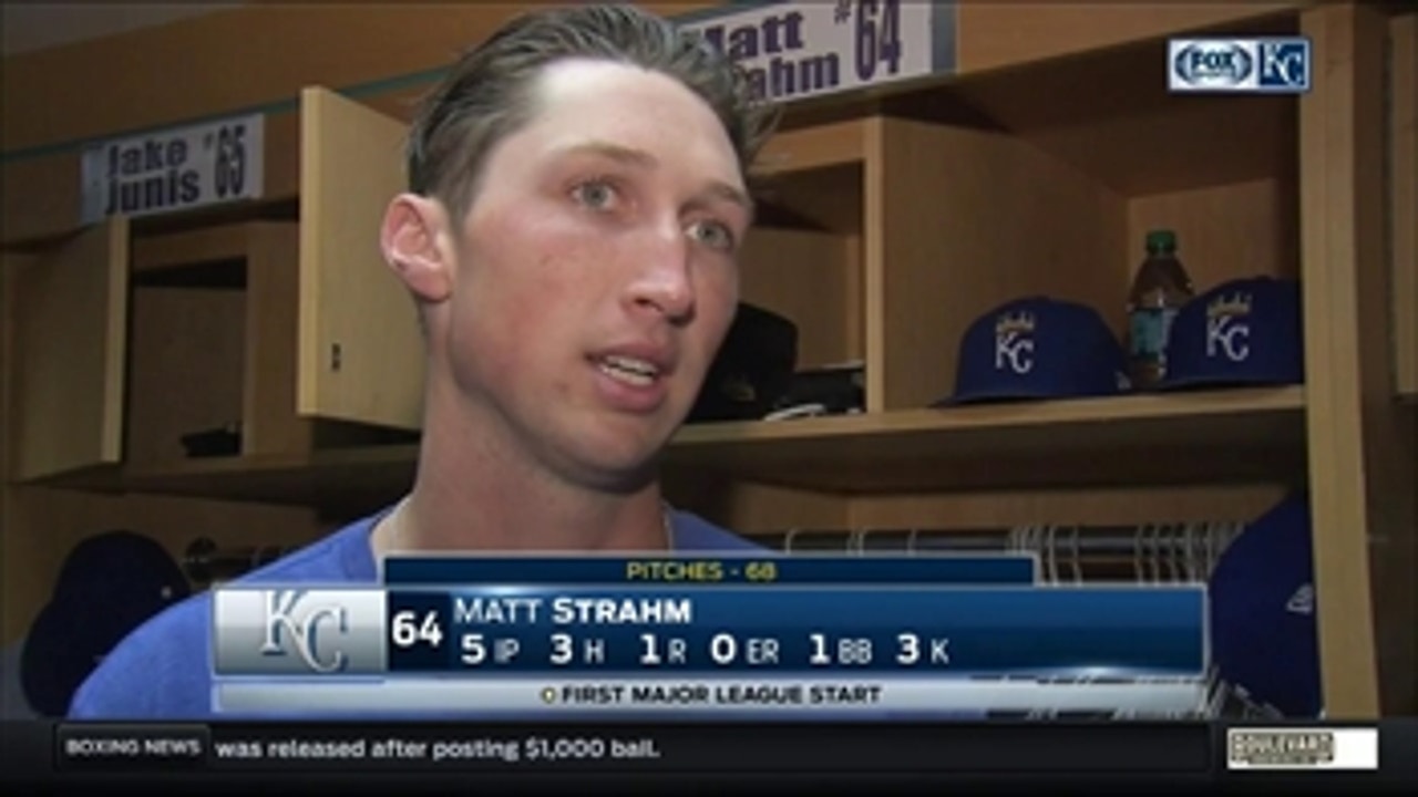 Strahm: 'I wanted to be as efficient as possible with those 70 pitches'