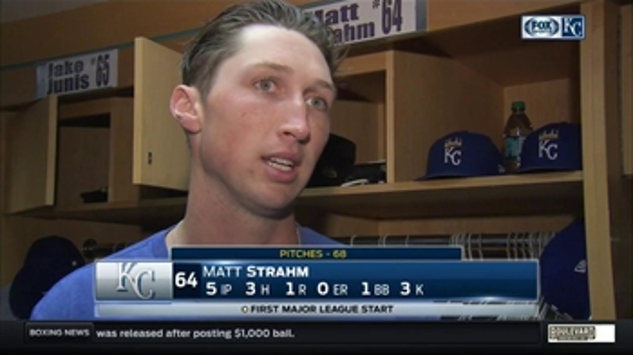 Strahm: 'I wanted to be as efficient as possible with those 70 pitches'