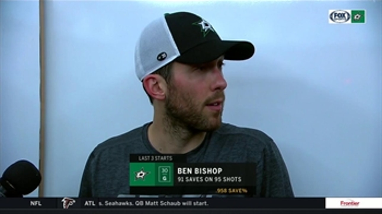 Ben Bishop on the Stars 3-0 loss to the Penguins
