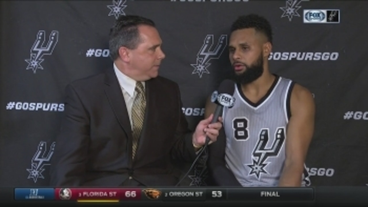Patty Mills on bench play in win over New York