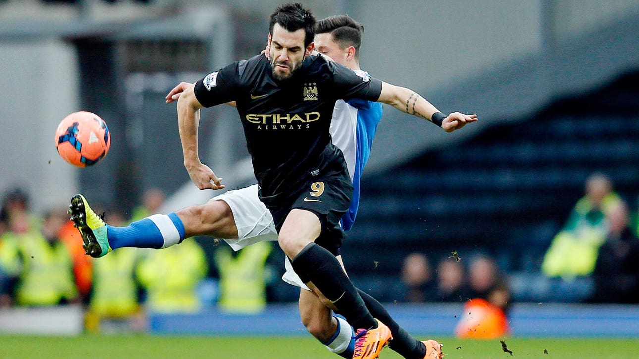 Negredo gives Manchester City 1-0 lead