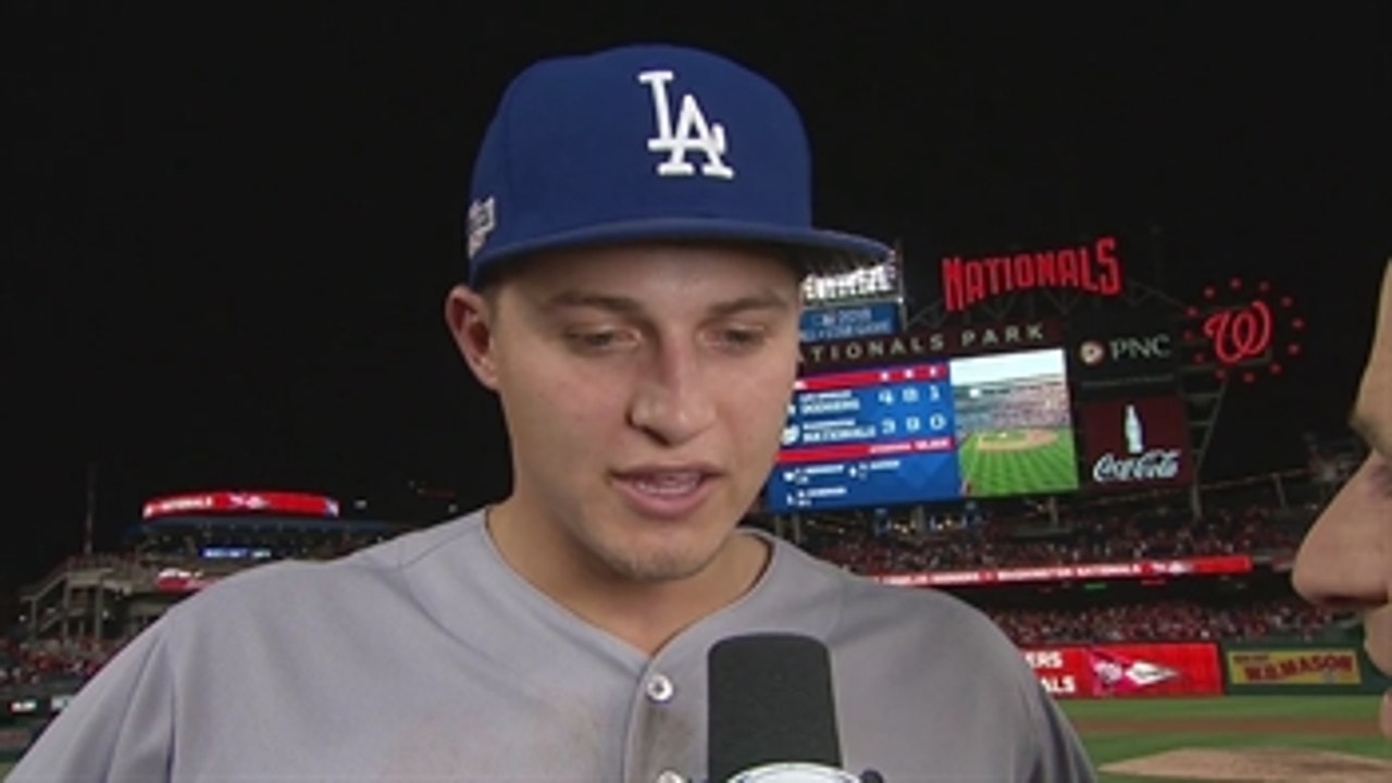 Corey Seager on the Dodgers' Game 1 NLDS win