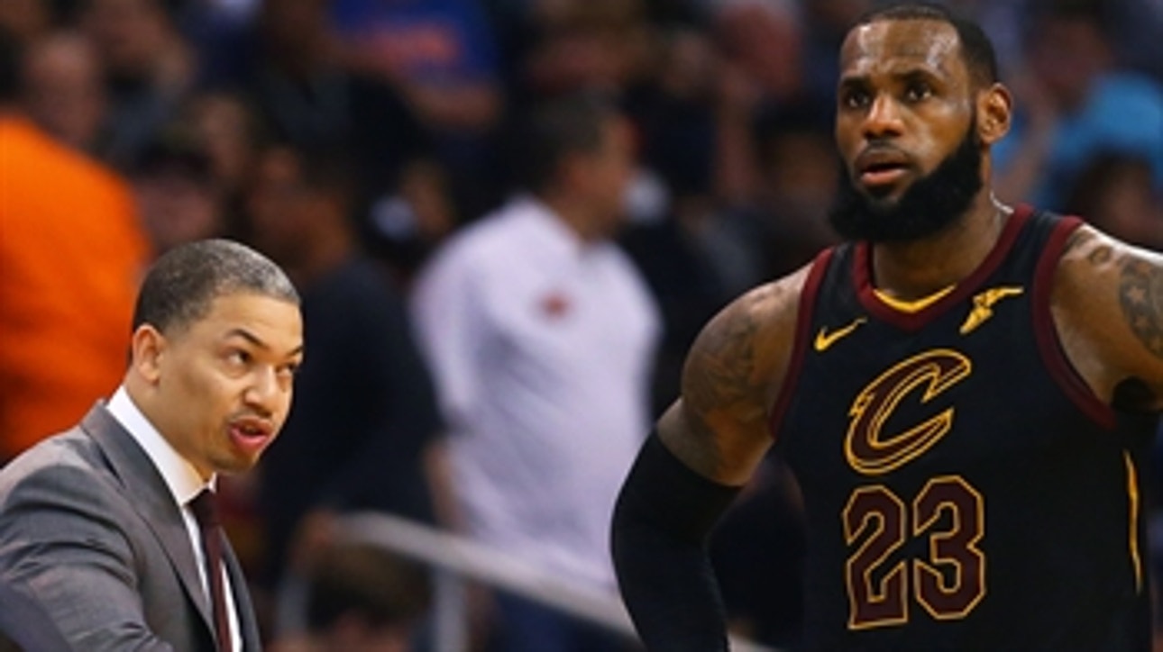 Chaos in Cleveland: Skip Bayless on LeBron and Ty Lue's heated exchange in loss to Portland