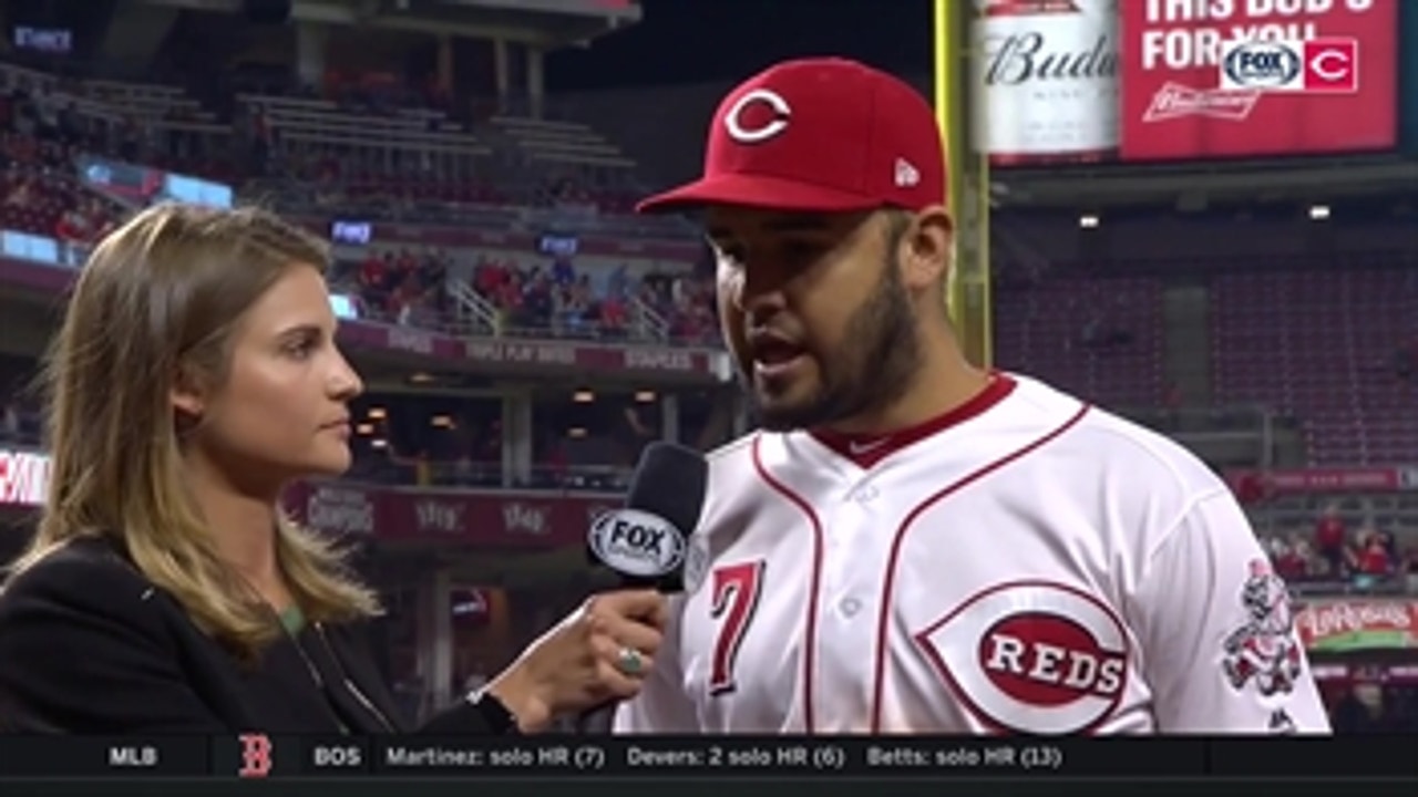 Eugenio Suarez: Reds' bats need to keep doing what they're doing