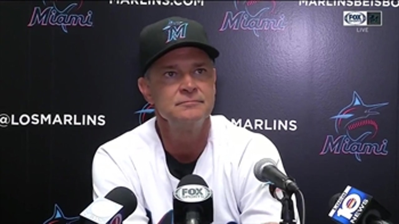 Don Mattingly recaps Marlins' extra-innings loss to Braves