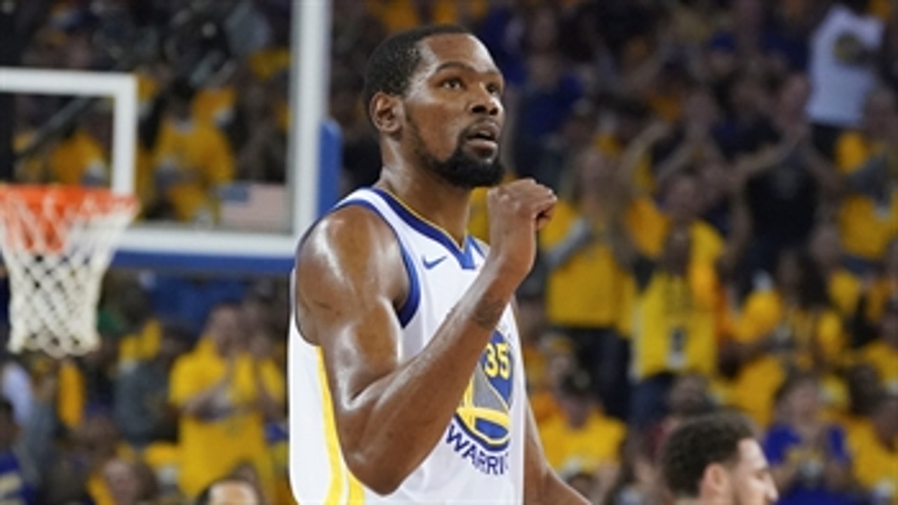 Cris Carter on Kevin Durant's playoff performance: He's playing even above the level we saw LeBron play at