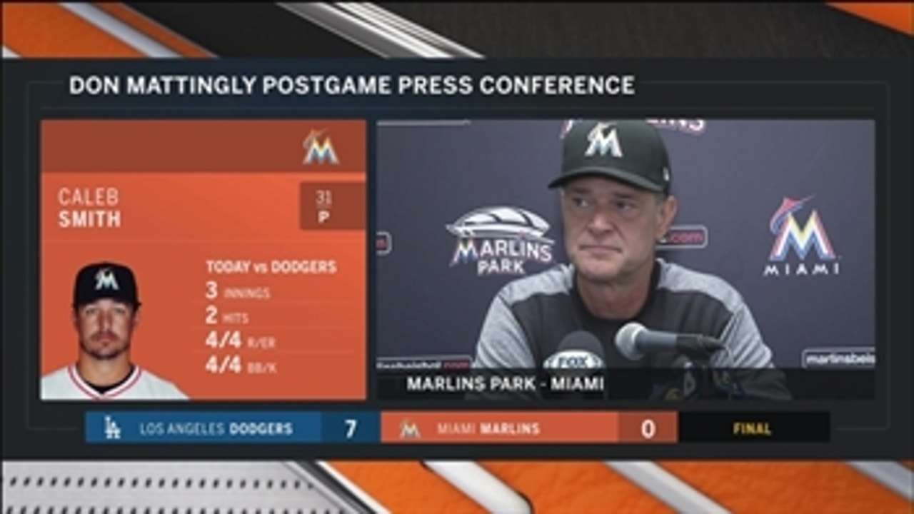 Don Mattingly on series-ending loss to Dodgers