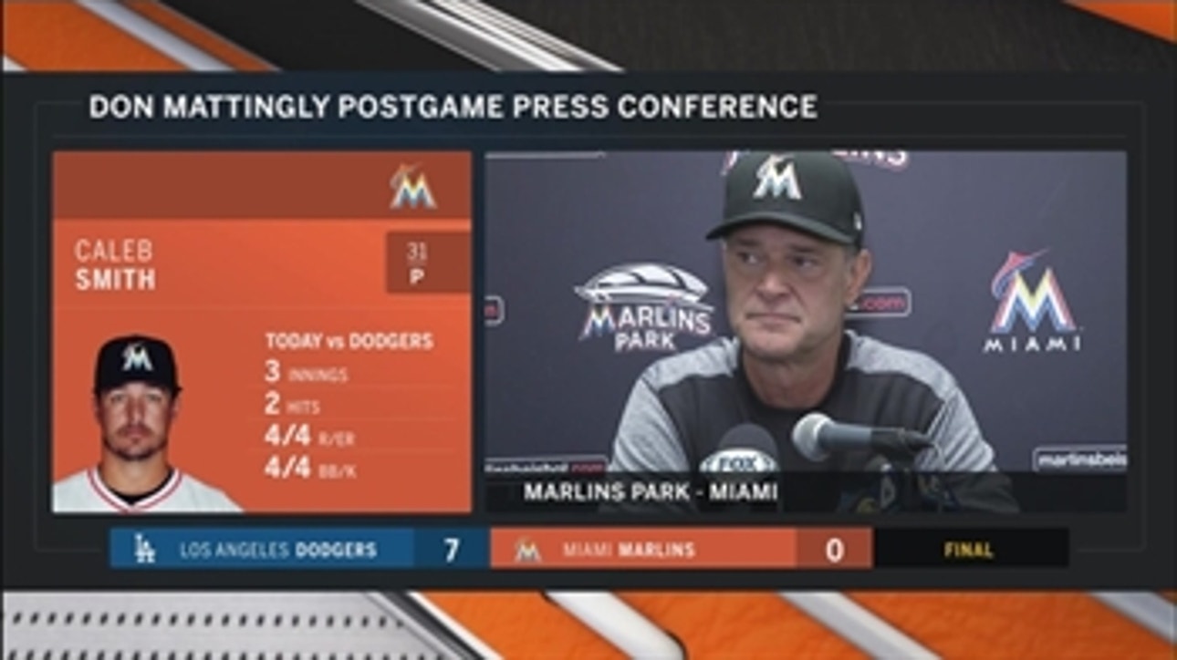 Don Mattingly on series-ending loss to Dodgers