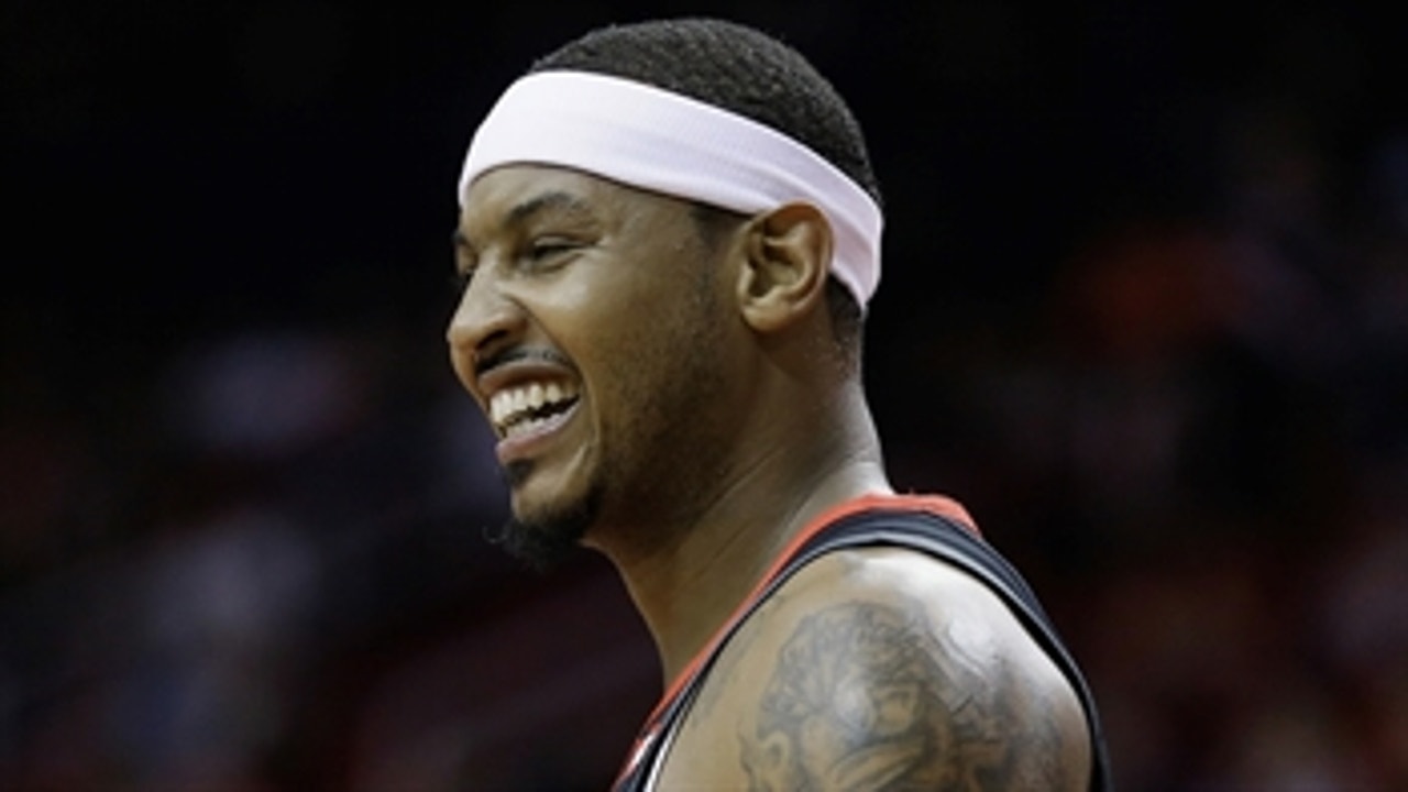 Skip Bayless insists Carmelo Anthony would be a good addition for the 76ers