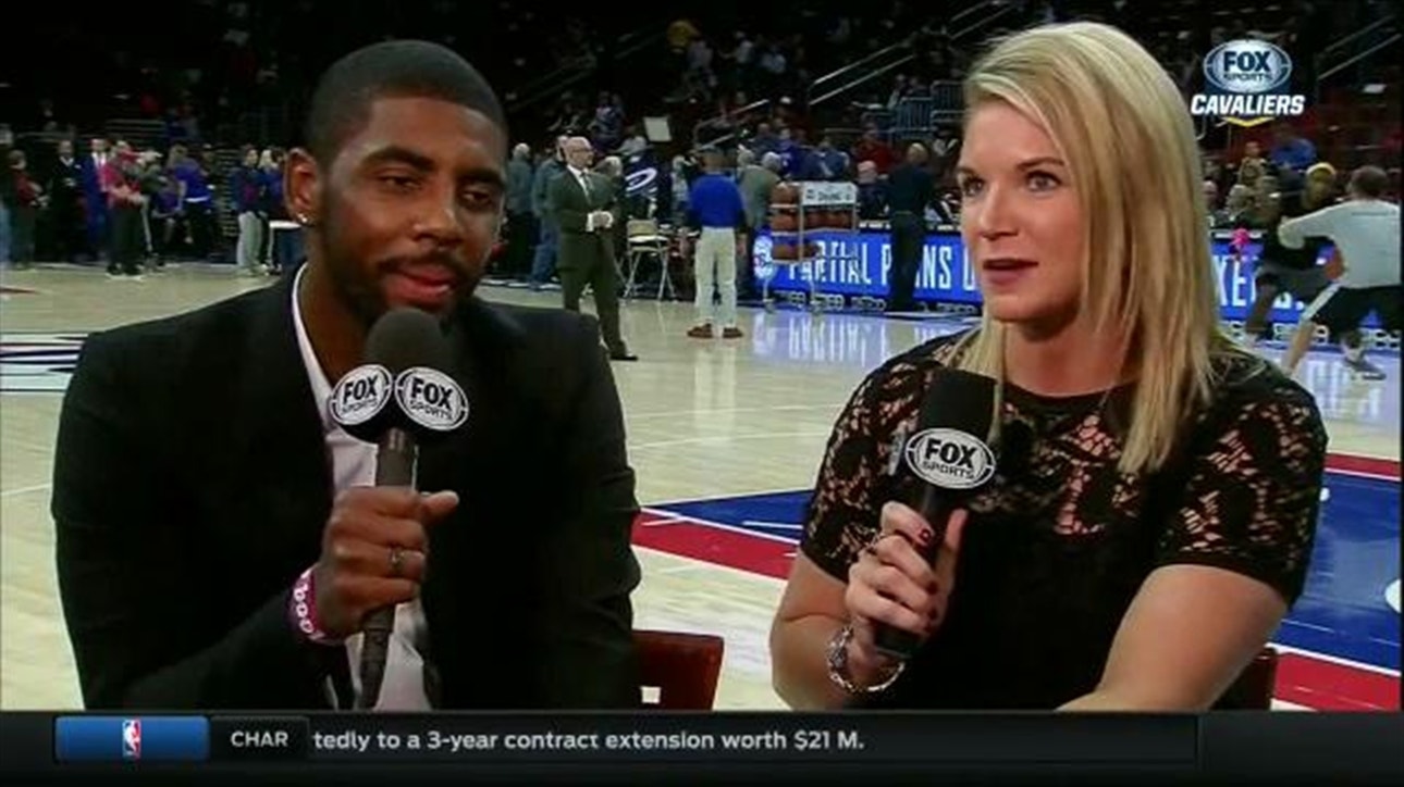 Kyrie Irving talks about closeness of Cavs