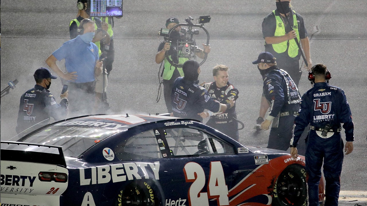 OVERTIME: William Byron holds on to win his first career Cup series win
