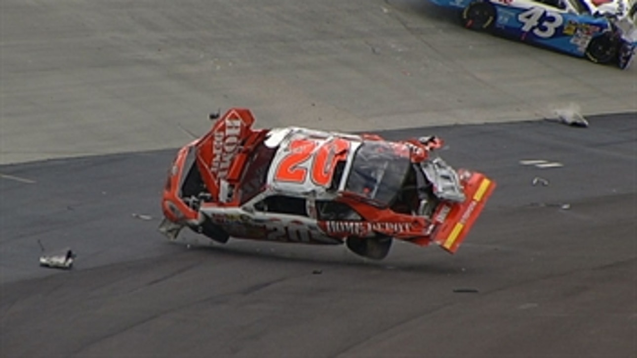 CUP: Joey Logano Massive Wreck - Dover 2009