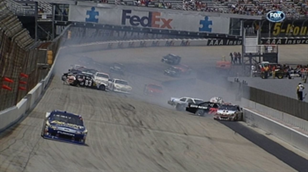 CUP: Tony Stewart Triggers Pileup - Dover 2012