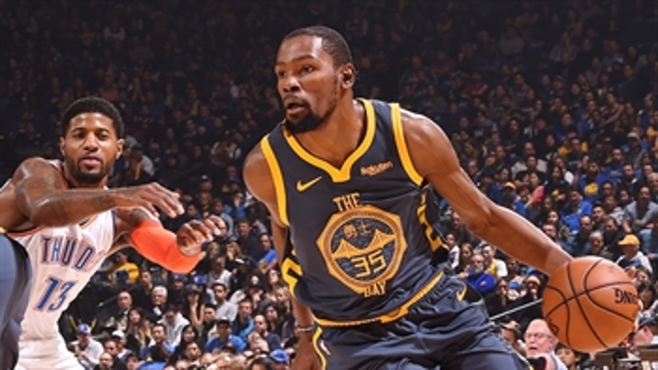 Skip Bayless thinks Kevin Durant 'wanted the world to know' he would like Draymond off the Warriors