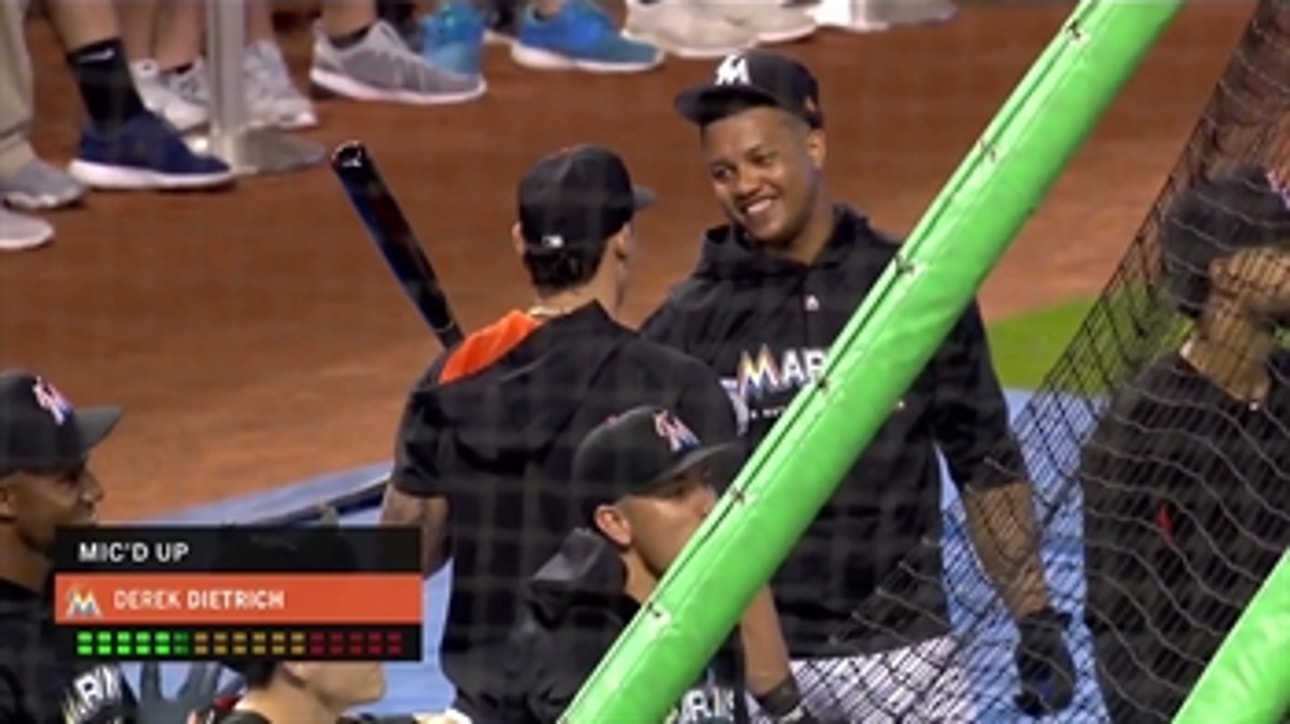 Mic'd Up: Derek Dietrich tries to find some teammates willing to chat