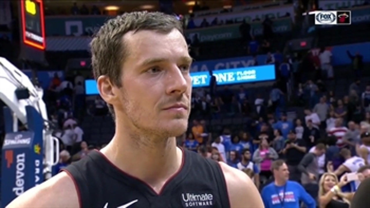 Goran Dragic breaks down his 26-point night off the bench, Heat's win over the Thunder