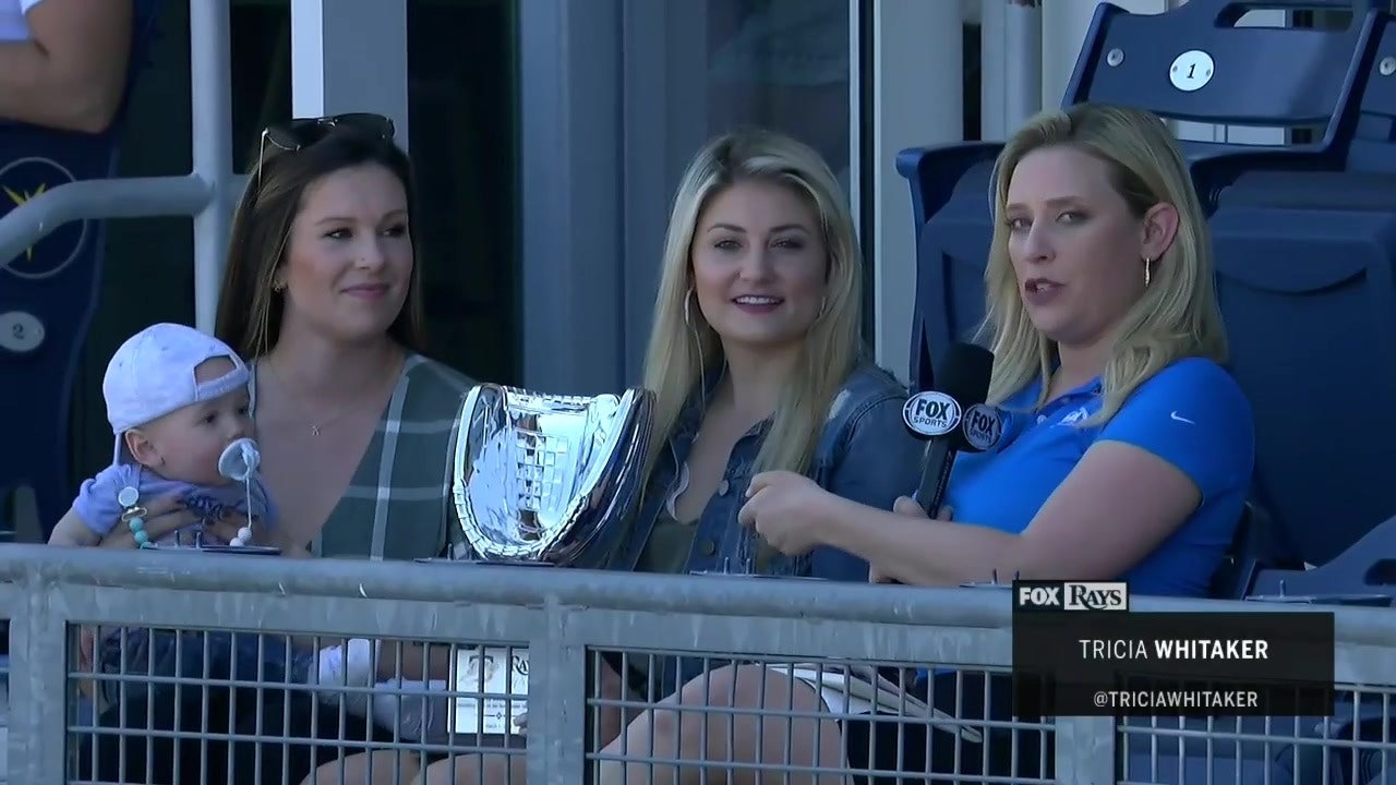 Madison Lowe, Tobey Kittredge recap Rays wives' dominant softball win