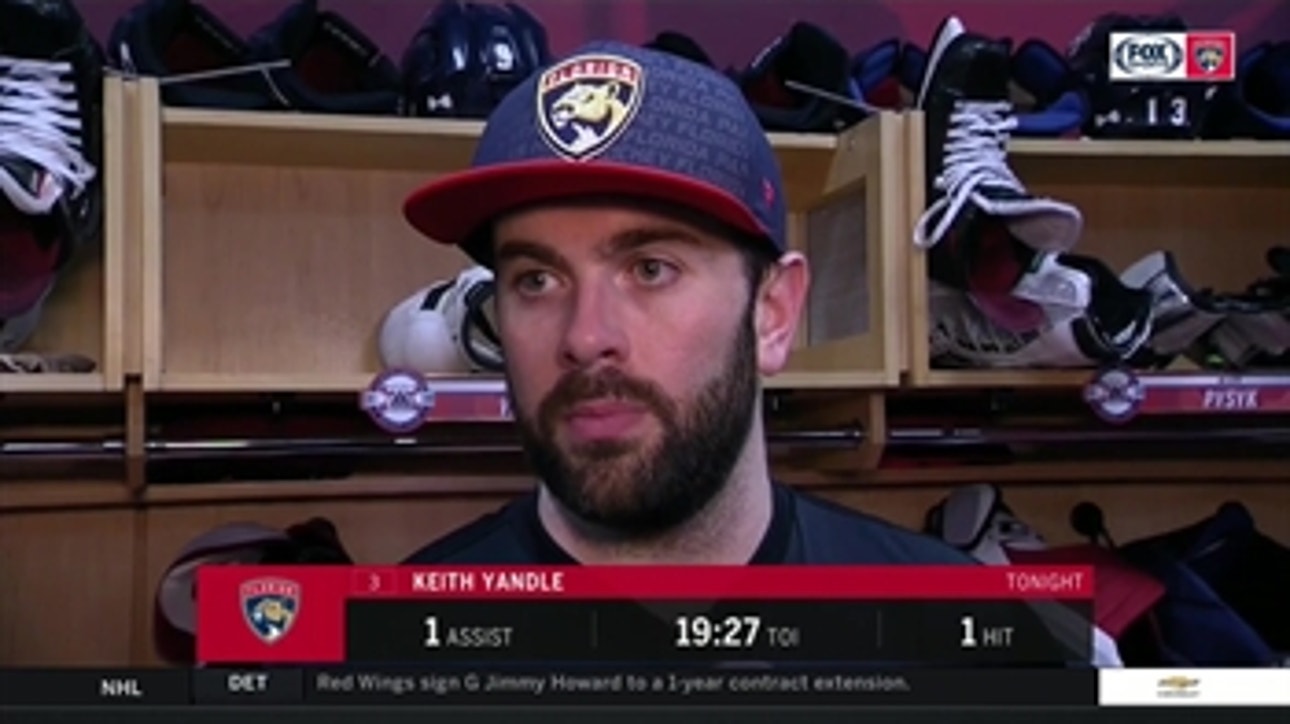 Keith Yandle reflects on setting new franchise record