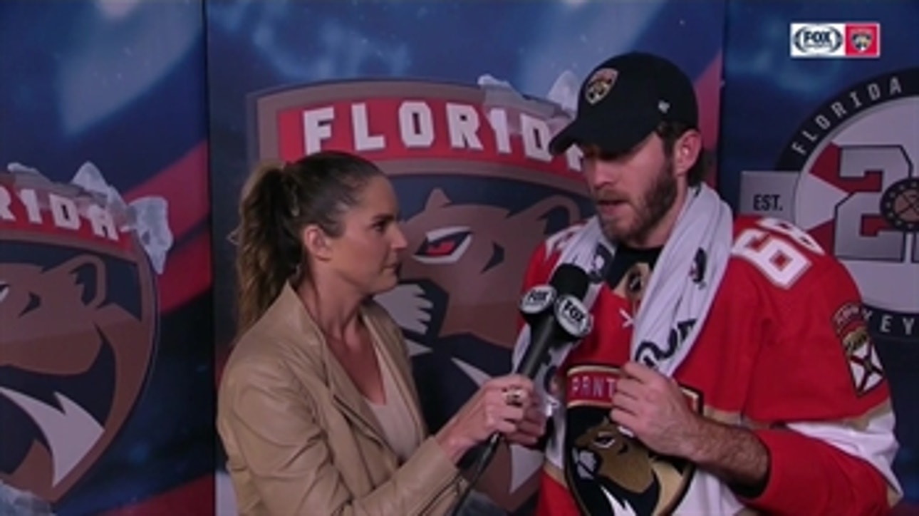 Mike Hoffman details scoring a career-high in goals on the season