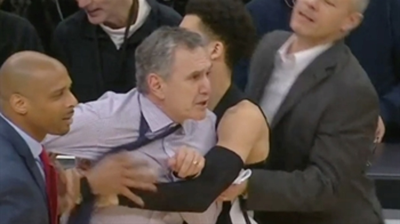 LeBron James former high school coach, Keith Dambrot, ejected during game against Penn State