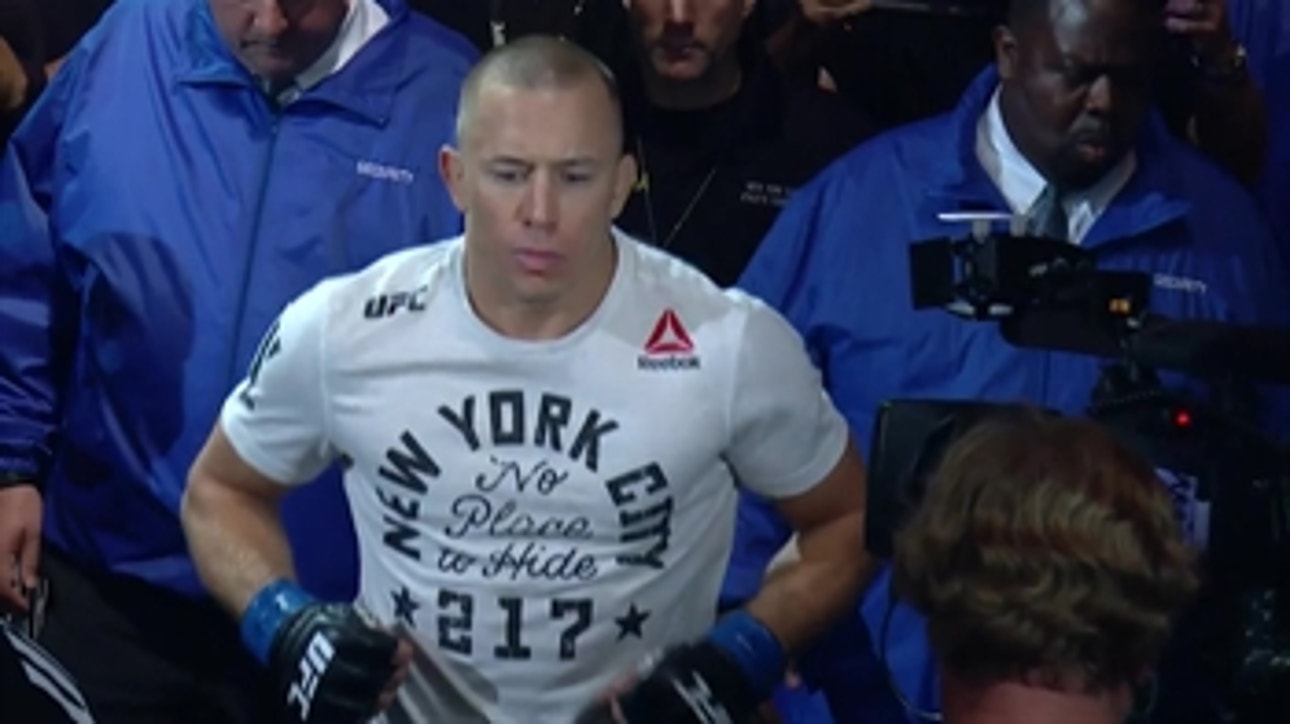 Georges St-Pierre has vacated his middleweight title ' UFC FIGHT NIGHT