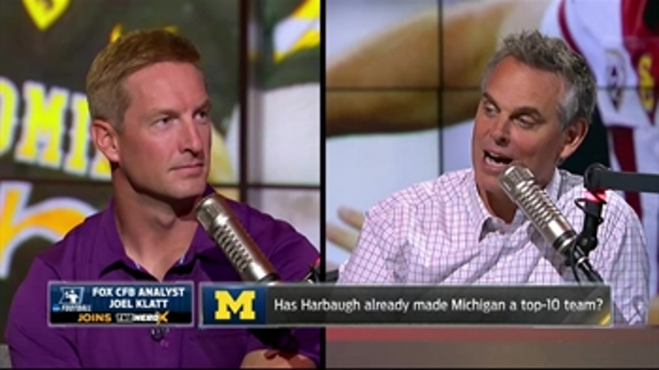 Joel Klatt explains why Michigan is a top 10 team next season ' THE HERD