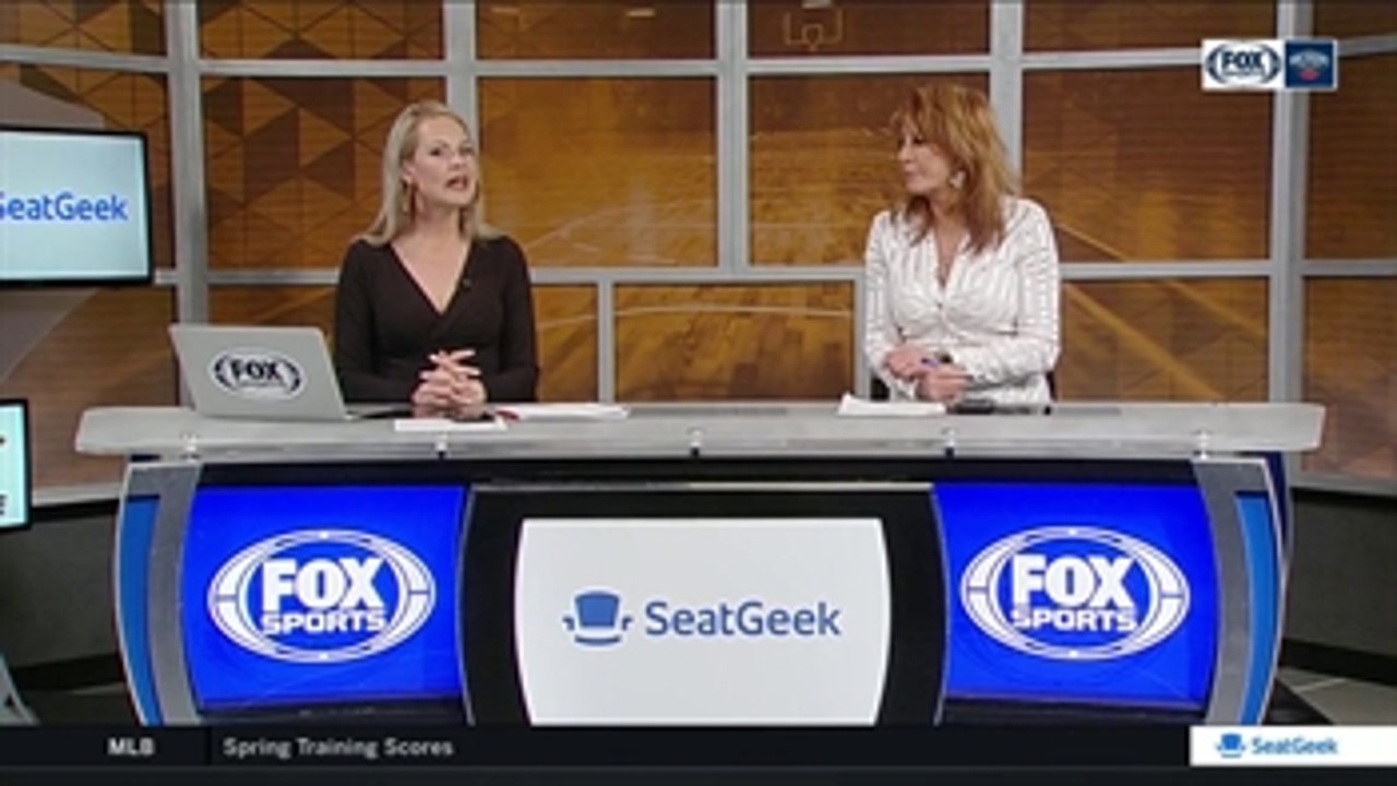 Nancy Calls Luka's Assist on Dirk's Historic Shot ' Pelicans Live