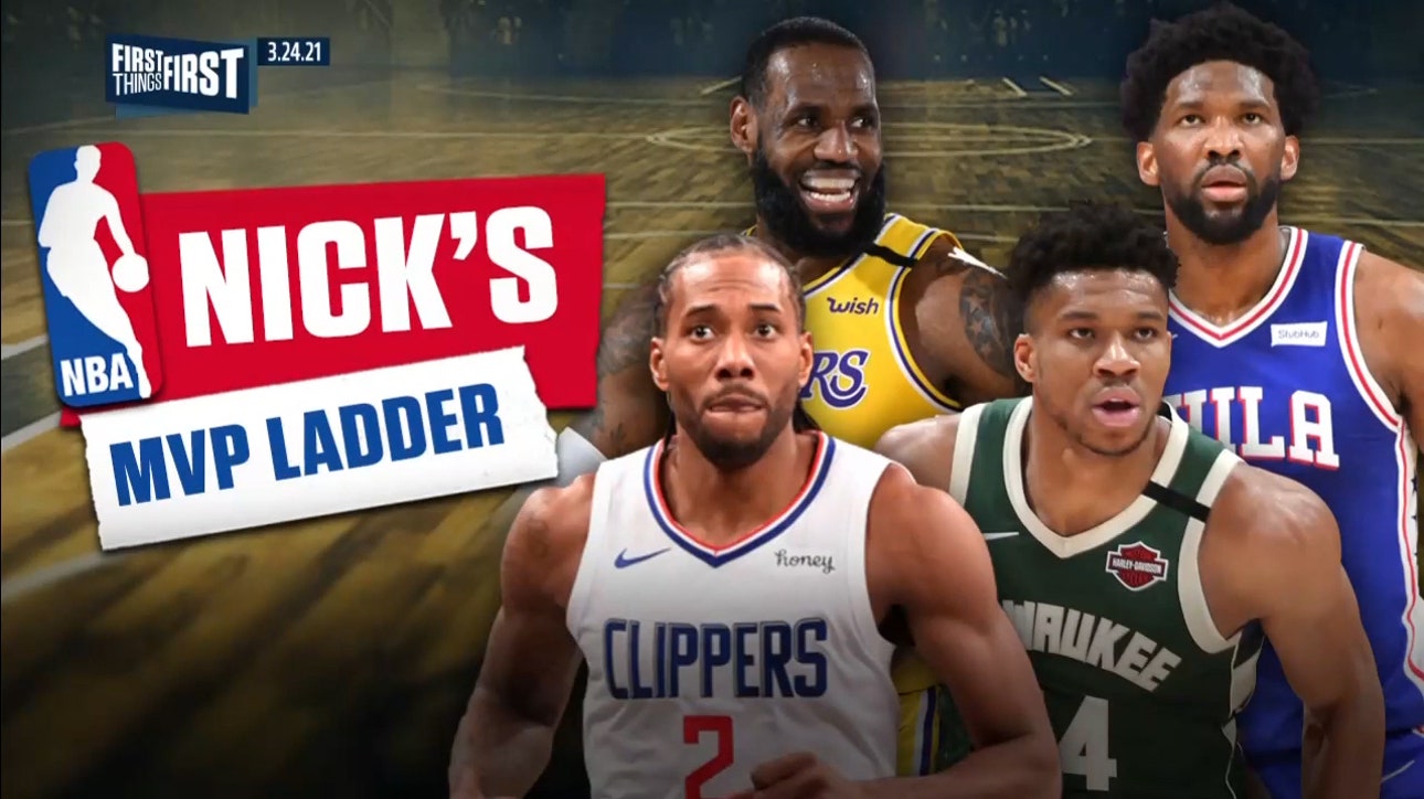Nick Wright breaks down his updated NBA MVP ladder ' FIRST THINGS FIRST