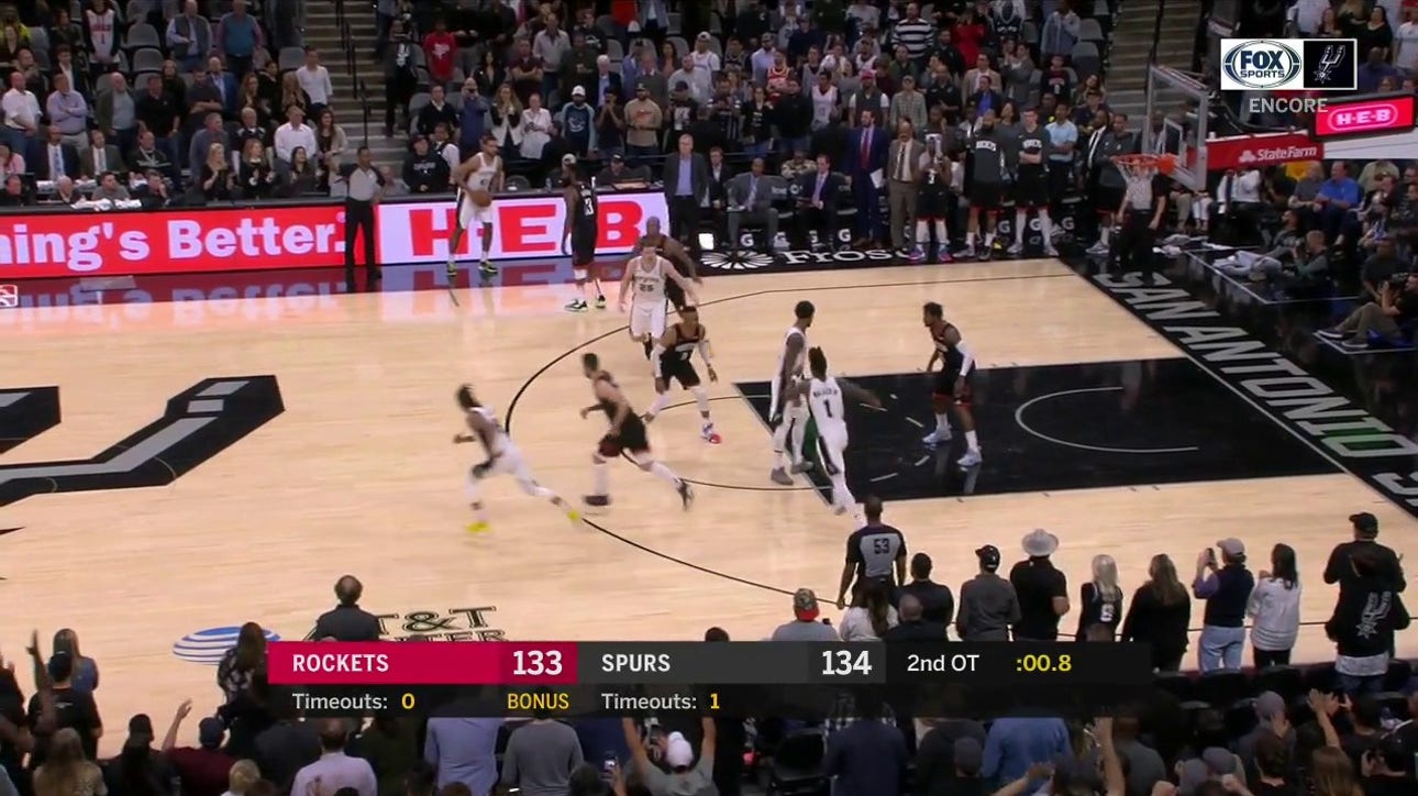 WATCH: Lonnie Walker has Career Night in 134-133 Win vs. Rockets ' Spurs ENCORE