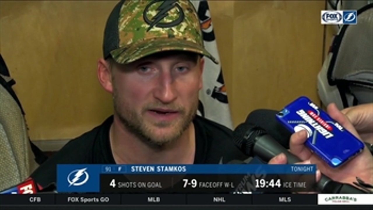 Steven Stamkos on Lightning's 2-0 deficit: 'We have to find a way'