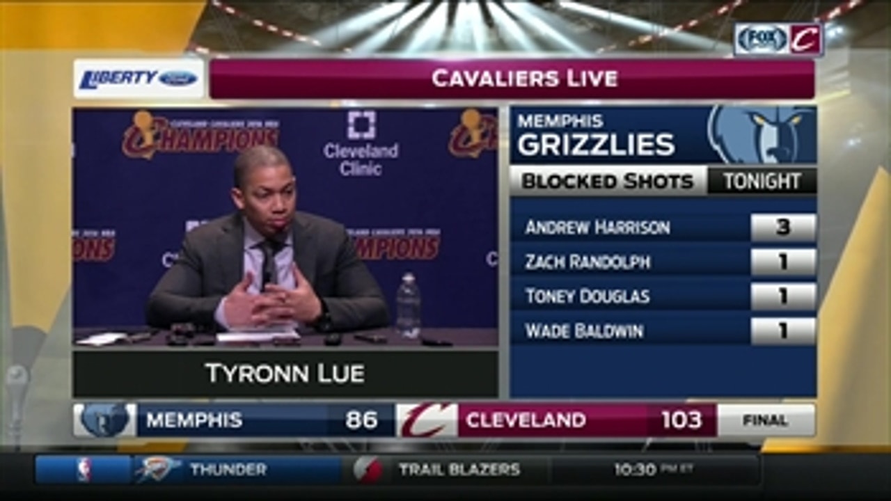 Ty Lue: Resting Big 3 presents huge opportunity for other Cavaliers