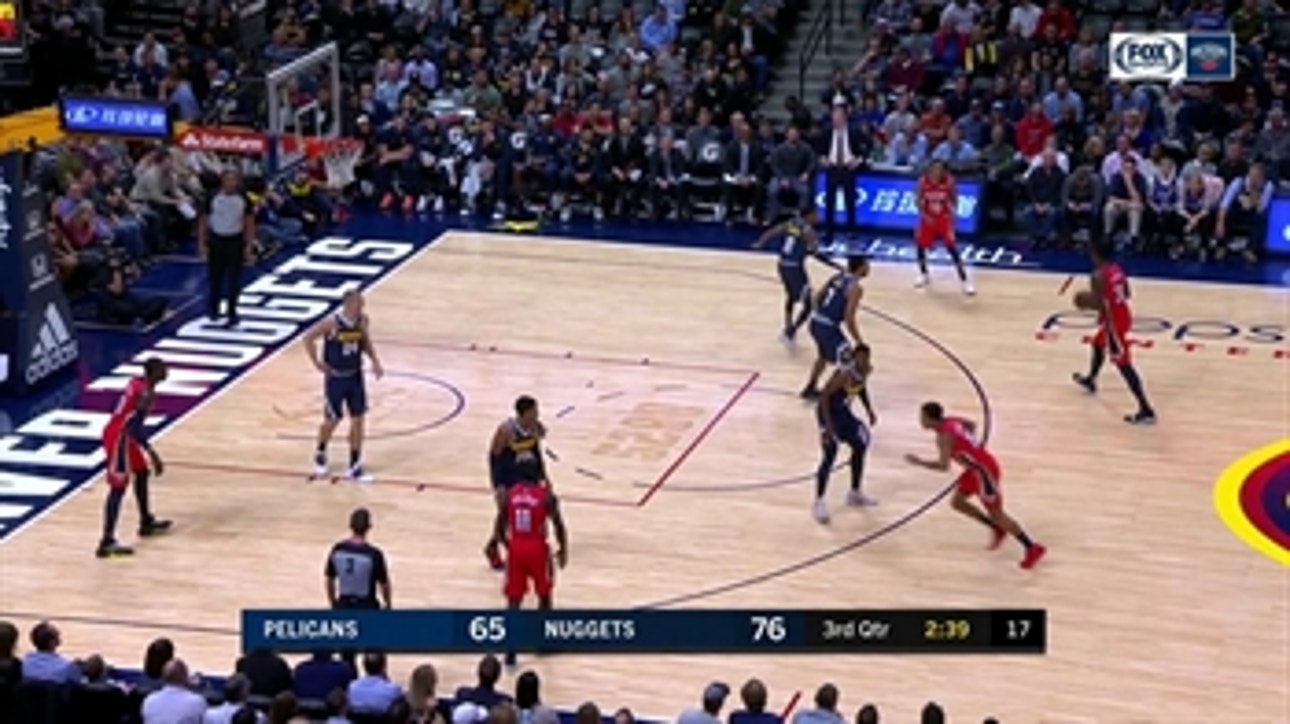 HIGHLIGHTS: Nice pass to Julius Randle for the SLAM ' New Orleans Pelicans at Denver Nuggets