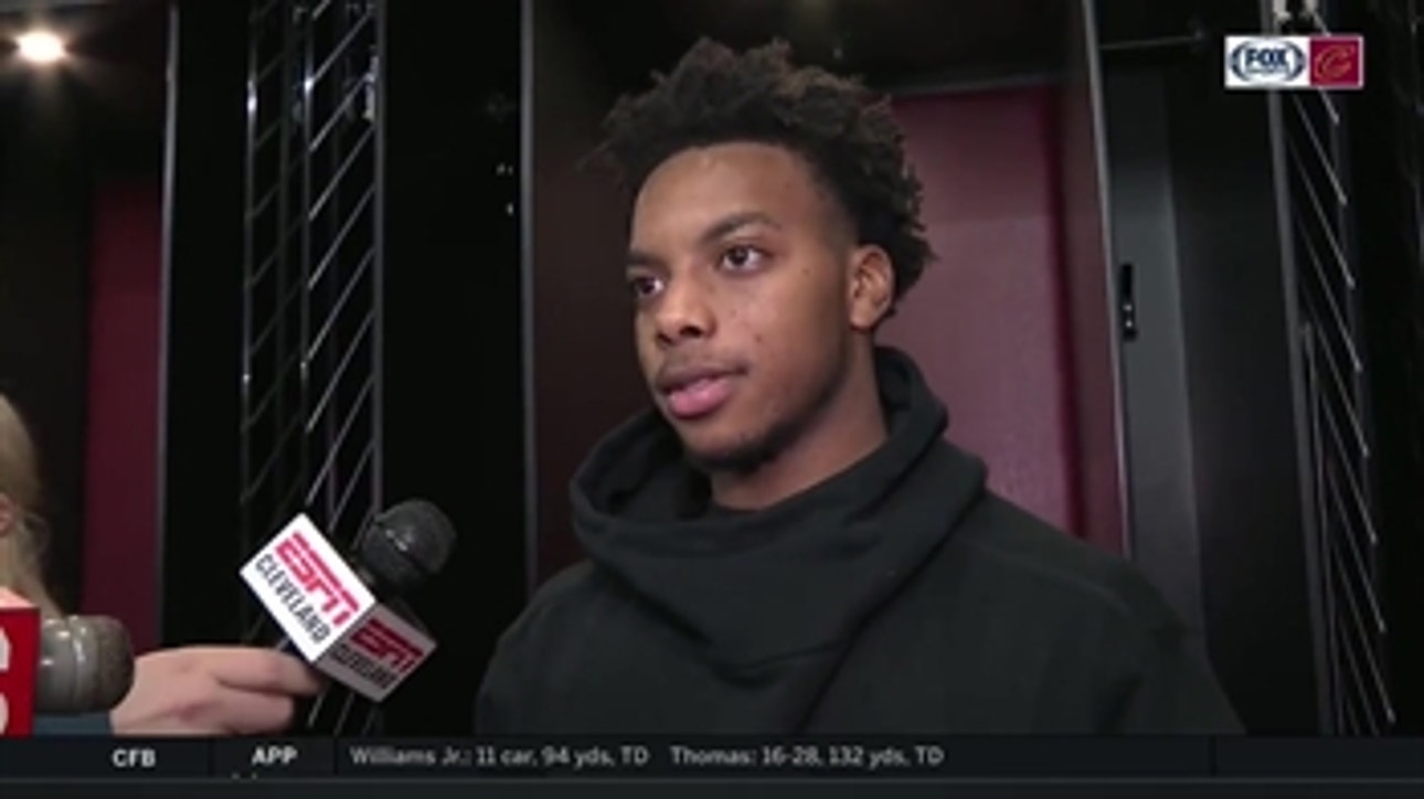 Darius Garland after his first NBA win