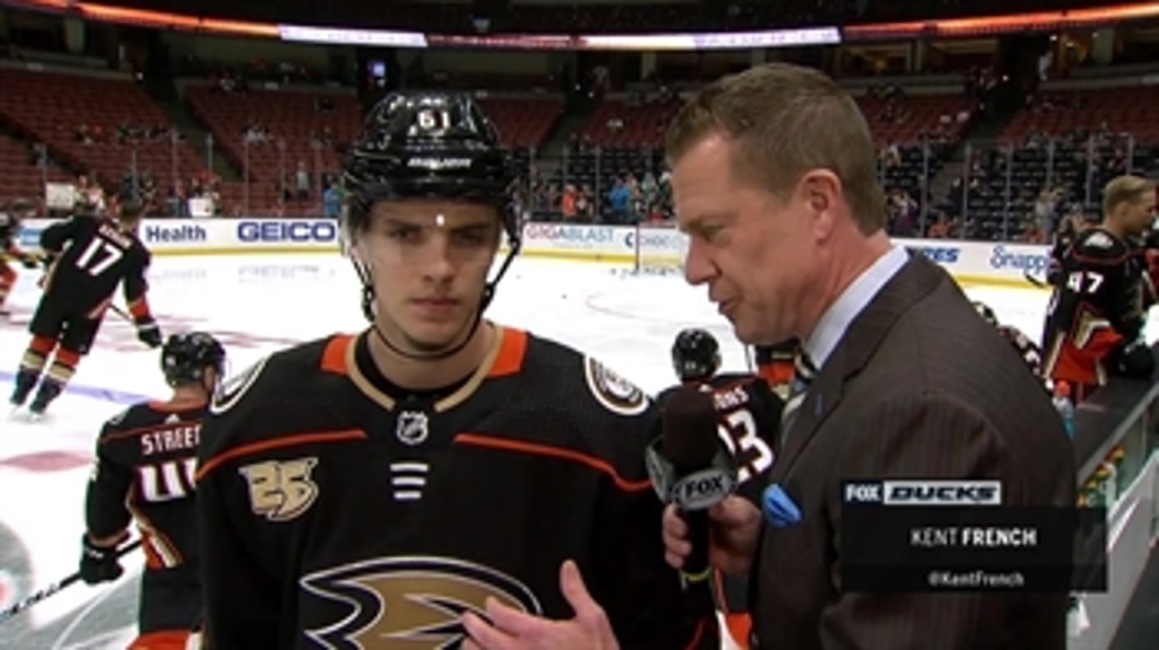 Troy Terry gives his thoughts on the Ducks' early-season success