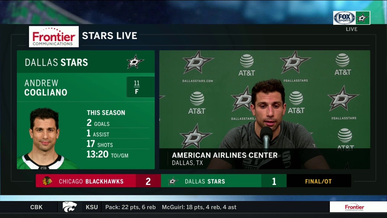 Cogliano: "In a shortened season like this, you have to find a way to win games" | Stars Live