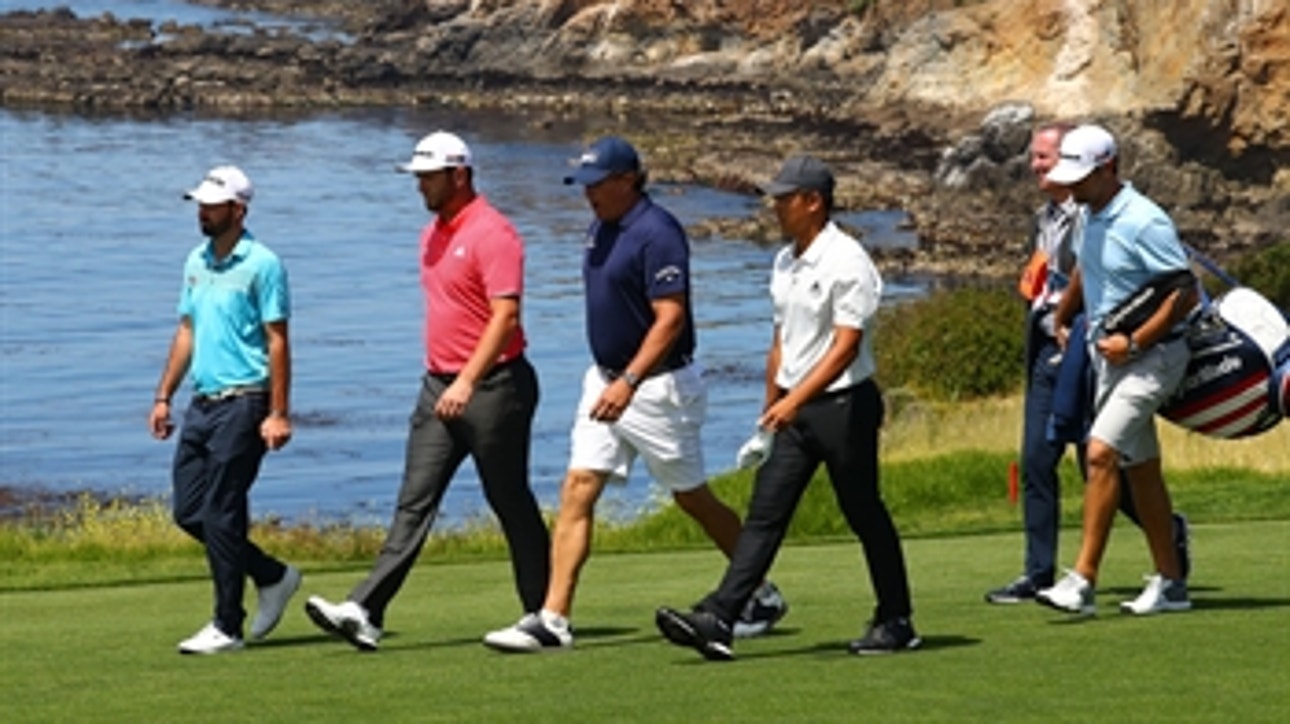 Inside the Ropes: Practice at Pebble Beach with Phil Mickelson, Jon Rahm, Dustin Johnson sponsored by Lexus