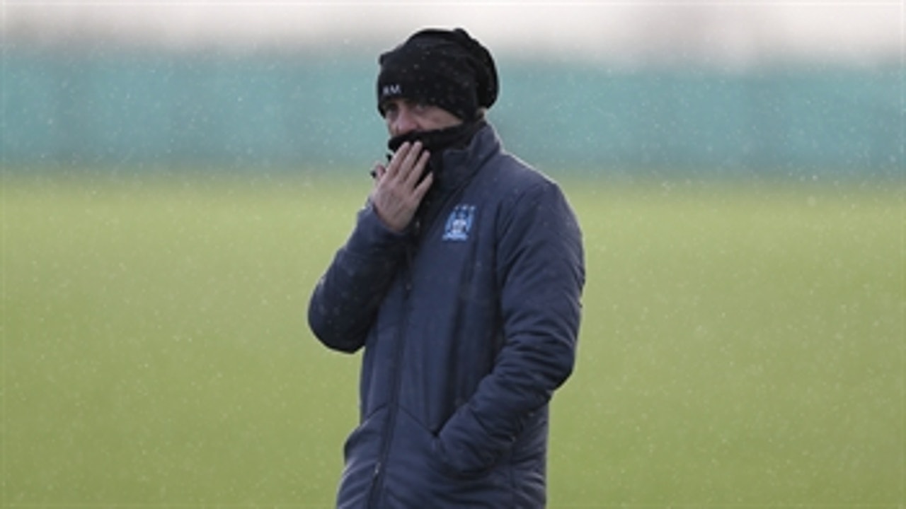 Roberto Mancini was NOT a fan of the cold England weather