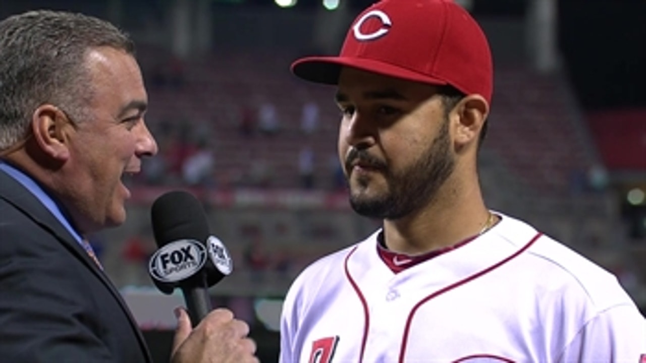 Suarez: Reds offense needed a game like Saturday