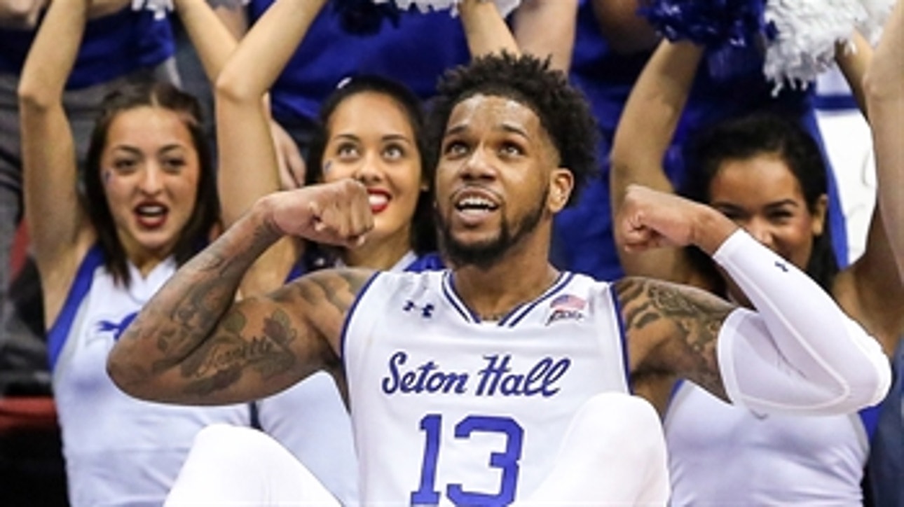 The No. 13 Seton Hall Pirates down the Georgetown Hoyas, 74-61